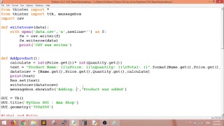 Basic Python GUI (tkinter) Live! #2 Basic Entry and Label