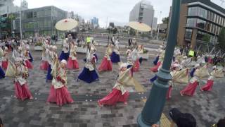 【4K】天空しなと屋 しん　桜梅桃李　ガールズのみ！　東京よさこい 2016