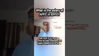 UPSC EPFO APFC salary \u0026 age limit | Tauba Tauba 😮😄 by Anshumaan