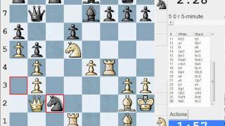 Chess World.net: LIVE Blitz #1202 vs Mrgladsaxe (IM) (2157) - Sicilian: Taimanov (Bastrikov) (B47)