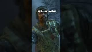 Top 5 Characters in Cod Zombies #shorts #gaming