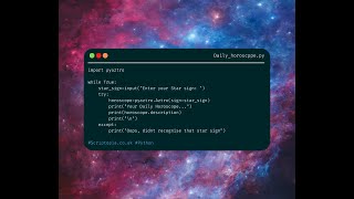 Python Pyaztro - Retrieve daily horoscopes
