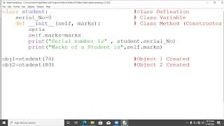 Unit-5 Part-4 Class Variable & instance variable