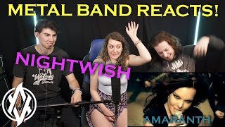 Nightwish - Amaranth REACTION | Metal Band Reacts! *REUPLOADED*