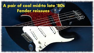 A pair of cool mid-to-late '80s Fender reissues