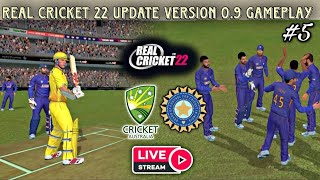 Real Cricket 22 - INDIA vs AUSTRALIA T20i 7 Matches (5) Series || Answering Your Questions ☺️👍