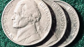 1972, 1973, 1974 Jefferson Nickels