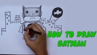 How To Draw Batman | Easy Step By Step Ways To Learn Drawing