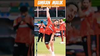 How Umran Malik's Fastest Bowling Action Works  #umranmalik #shorts