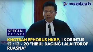 Khotbah Ephorus HKBP di Pesta Jubileum 50 Taon HKBP Semper \