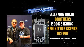 ALEX VAN HALEN 'Brothers' Book Signing in NJ- Behind the Scenes Report  Kenny Kessel-The Metal Voice