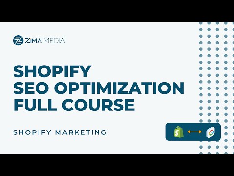Shopify Seo Optimization Full Course Tutorial For Beginners Youtube