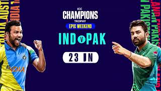 The ICC Champions Trophy 2025 heats up with Rivalry Weekend #ChampionsTrophyOnJioStar​ #icc #cricket