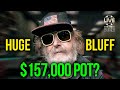 Eric Hicks GOES BROKE?  INSANE river Bluff! ♠ Live at the Bike! Poker Stream