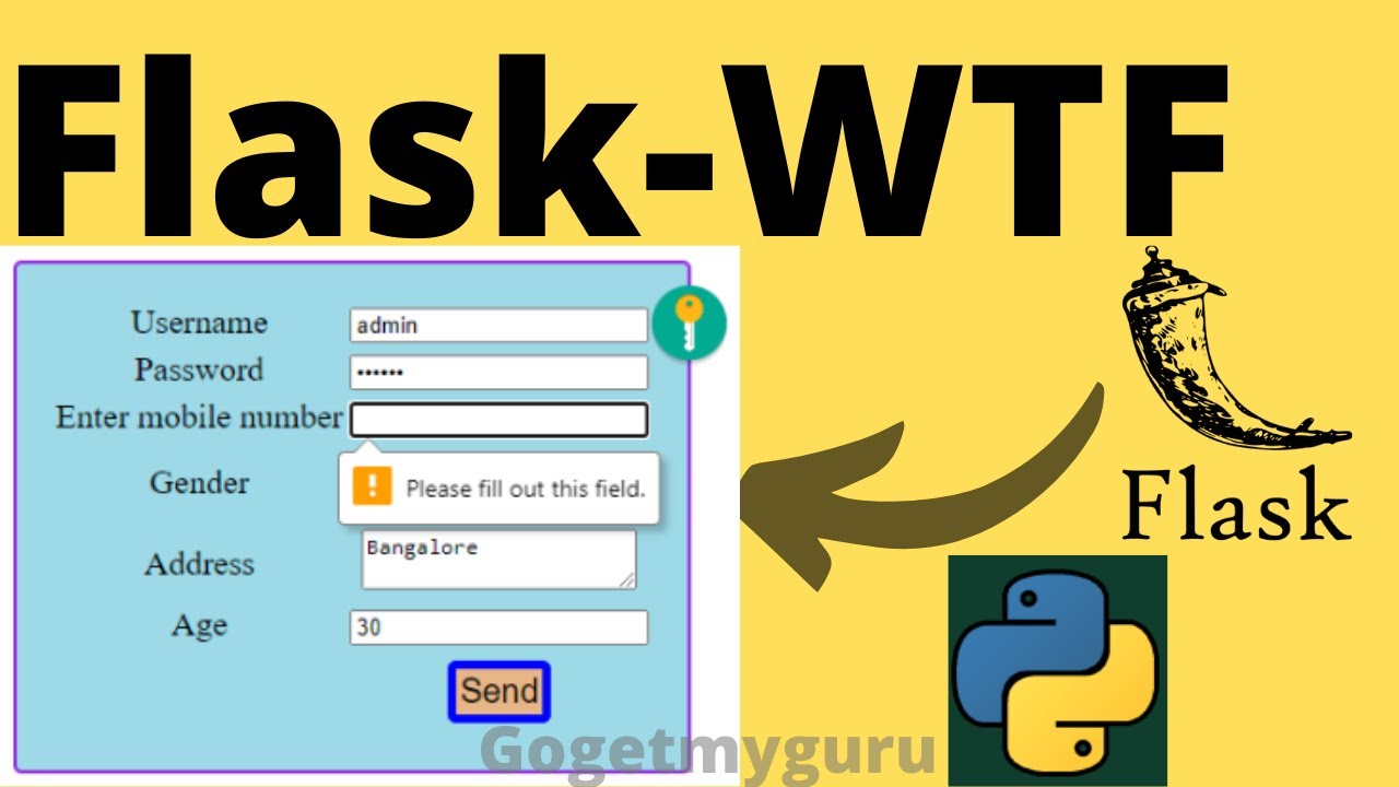 Python Flask Tutorial For Beginners | Flask-WTF - YouTube