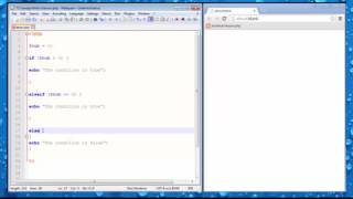 PHP Tutorial for Beginners 12 The else if statement