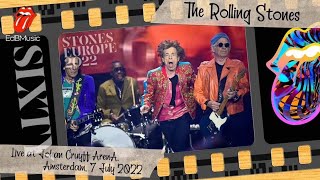 The Rolling Stones live at Johan Cruyff Arena, Amsterdam - 7 July 2022 - Multicam video [4k]