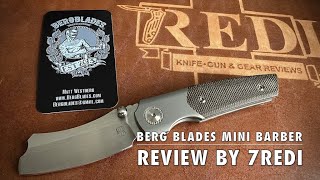 Berg Blades Mini Barber Review - So Unique \u0026 So Good!