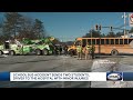 truck school bus collide in amherst