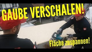 Dachdecker / Gaube (Teil 2/2) verschalen und Dachfläche zuspannen