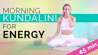 Easy Morning Kundalini Yoga & Meditation For Energy & Radiance (45-min)