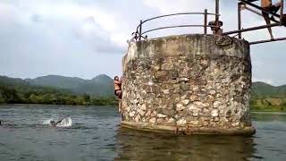 Vadri dam yethe jump chetan and nitin hight 25 ft