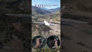 A380 Landing at Paro, Bhutan | Flight Simulator 2020