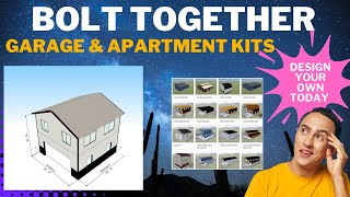 🏠 23x23 Bolt-Together Garage \u0026 Apartment Kit: Affordable Urban Housing Made Easy! 💰🛠️