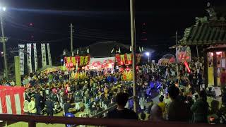 乙島祭り（朝の宮入）