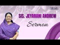 🔴 SERMON | 04.11.2024 | SIS. JEYARANI ANDREW | BIBLE CALLS AUDIO MESSAGE