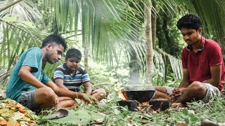 The most delicious vegetable chopsi we made in the jungle | Village Foods | Traditional videos |