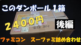 ファミコン,スーパーファミコン,ジャンク箱,開封【後編】