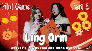 [4K Fancam] LingOrm - Mini Game (Writing Fai Chun​​) Part 5 @20250111 LingOrm 2nd Fan Meeting in HK