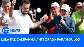 Lula pede votos para Boulos em palanque do 1º de Maio