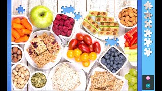 Solving Magic Jigsaw Puzzles 162 (280 pcs) Healthy snacks