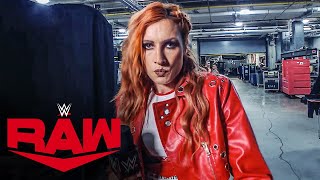 Becky Lynch sends message to Rhea Ripley before winning Women’s World Title: Raw