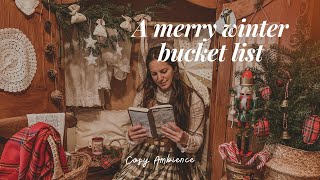 🌲 An Old Fashioned Christmas: Decor & Cosy Bucket List | Winter Fairy Tale