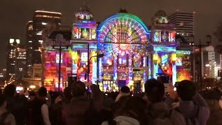 【大阪】光のルネサンス  クリスマスイルミネーション 中之島公園 プロジェクションマッピング