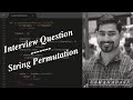 Cracking the Coding Interview: String Permutation | Interview Question