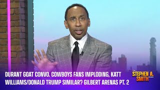 Durant GOAT convo. Cowboys fans imploding, Katt Williams/Donald Trump similar? Gilbert Arenas pt. 2