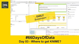 66DaysOfData with KNIME - Where to get KNIME? How does it look?