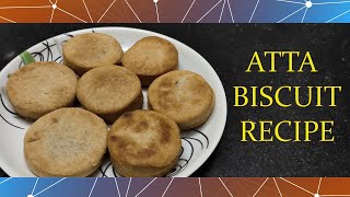 சுலபமான முறையில் கோதுமை பிஸ்கட் | Wheat Biscuits | atta biscuits