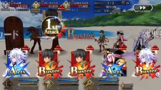 【FGO】ロイヤル級 バーサーカー 最高効率PT  3Tフィニッシュ