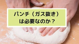 パンチ(ガス抜き)はしなくちゃいけないの？【自家製酵母パン教室ぱん蔵/東京/山梨】