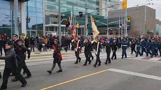 Remembrance Day Parade Waterloo  ,  Kitchener Ontario