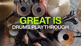 Great Is | Official Drums Playthrough | @elevationworship