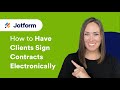 How to Have Clients Sign Contracts Electronically