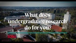 SDSU College of Arts and Letters Undergraduate Research