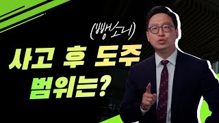 교통사고 후 도주 뺑소니의 범위는?(597회)