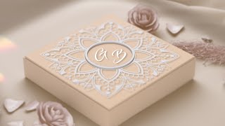 3D Wedding Invitation Video || GC060 || WhatsApp Invites || Save The Date